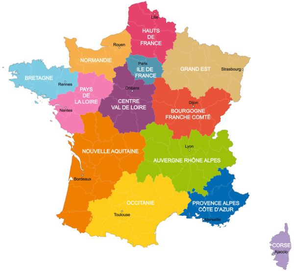 nouvelles regions